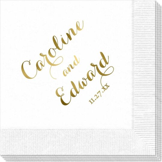 Darling Script Napkins